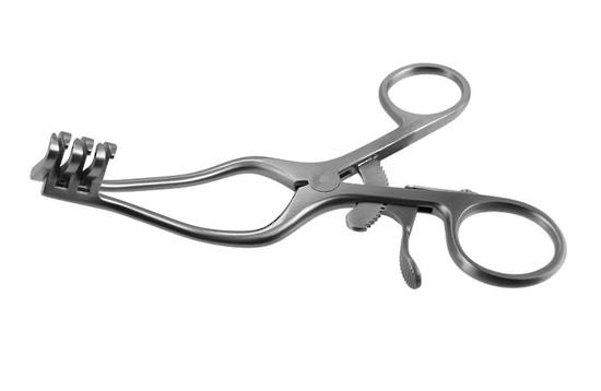 Symmetry Retractor, Wullstein-Weitlaner, Sharp 3x3 Prongs, 5 1/8 in image 1